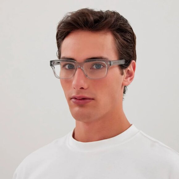 NEW GG1731O 004 GUCCI TRANSPARENT PALE KHAKI GREEN UNISEX GUCCI EYEGLASSES - Picture 5 of 11